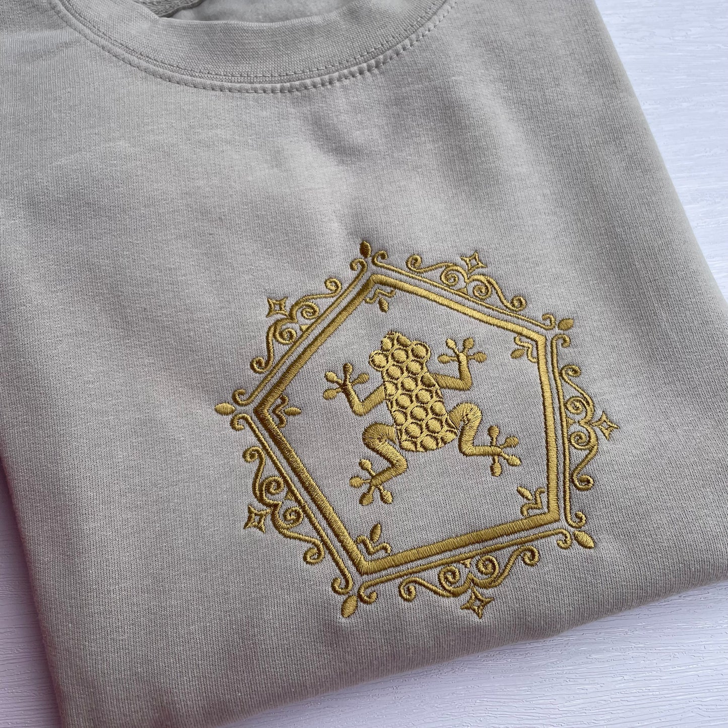 Chocolate Frog Embroidered Sweatshirt
