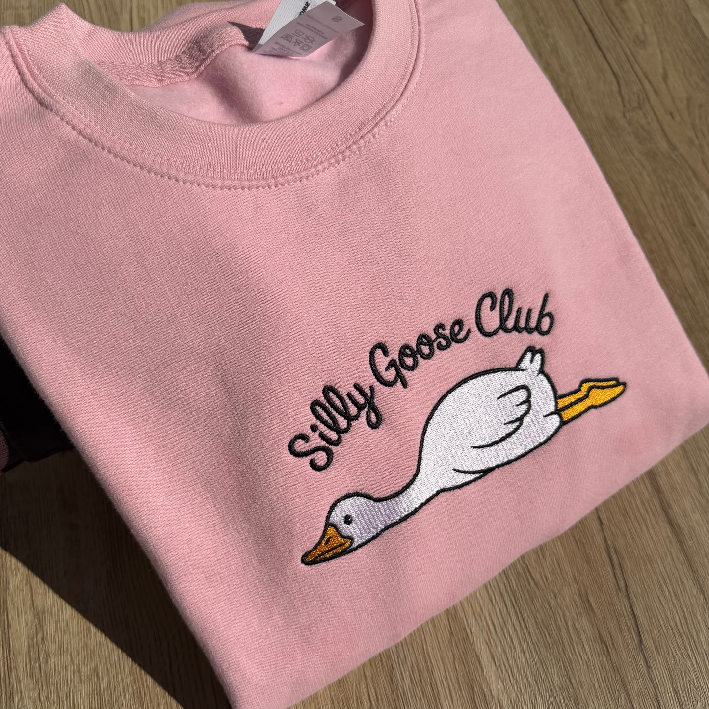 Silly Goose Club Embroidered Sweatshirt