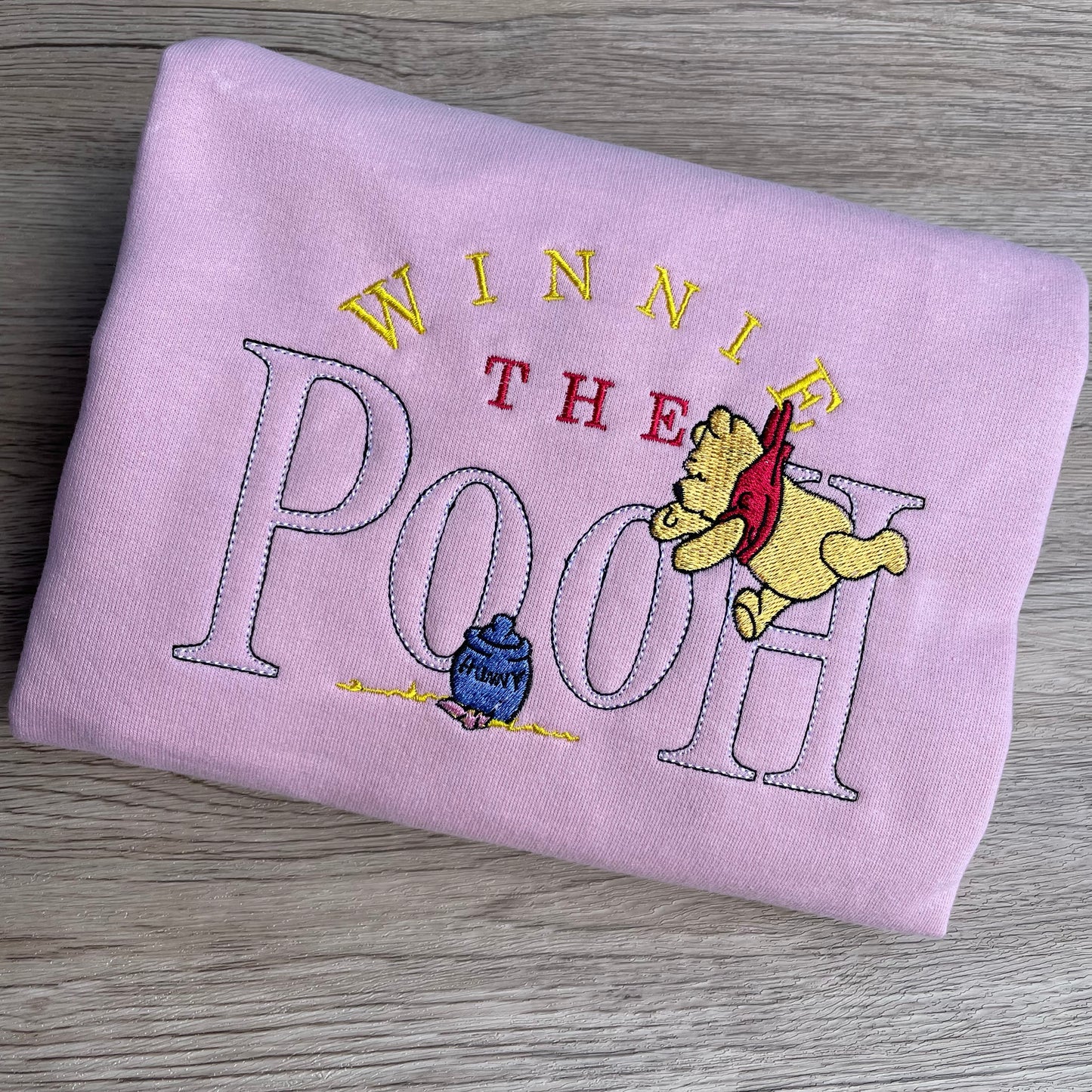 Winnie The Pooh Embroidered Sweatshirt