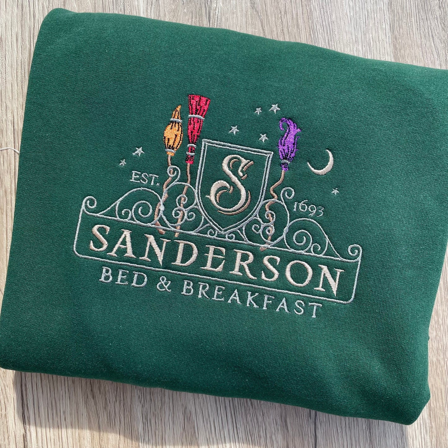 Sanderson Sisters Embroidered Sweatshirt