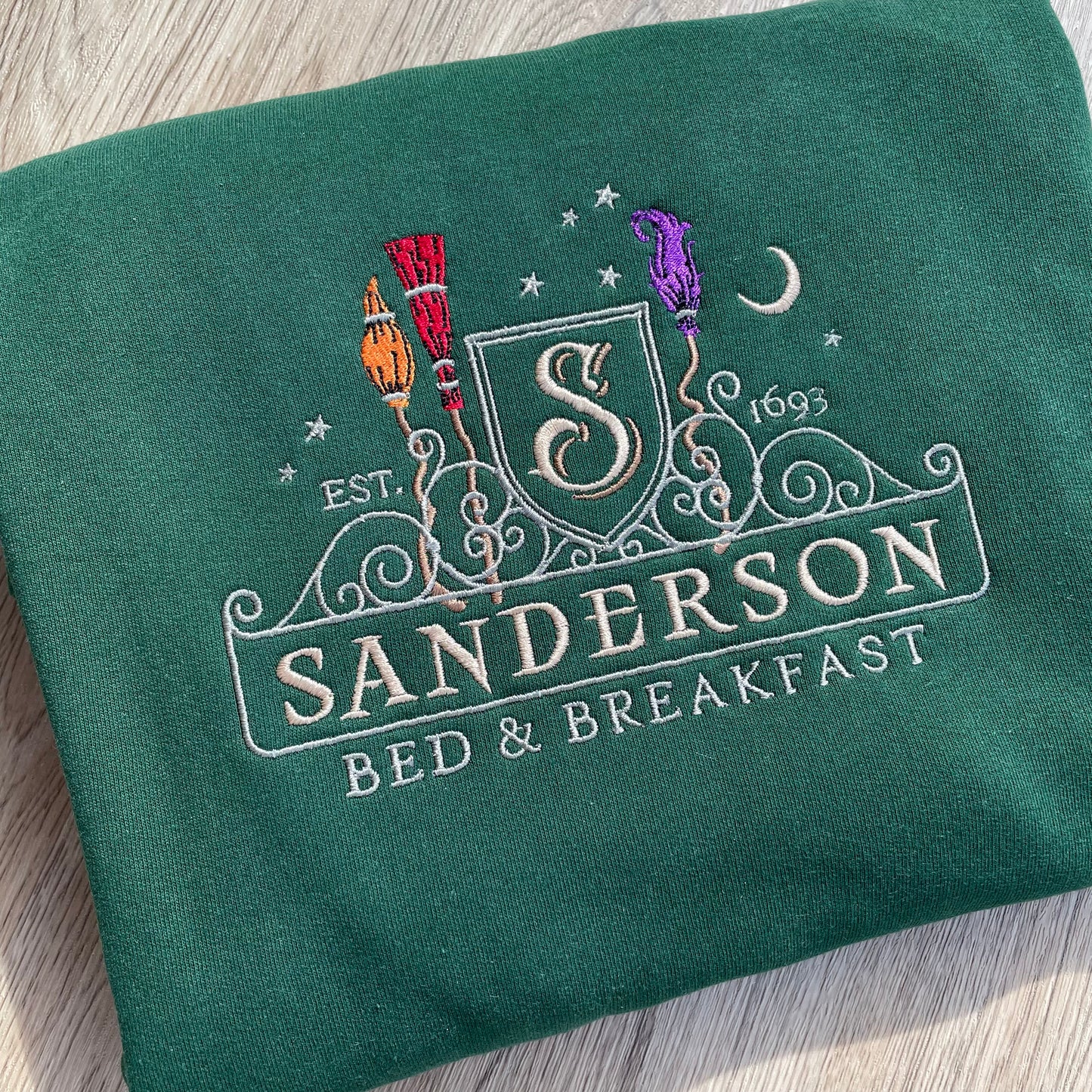 Sanderson Sisters Embroidered Sweatshirt