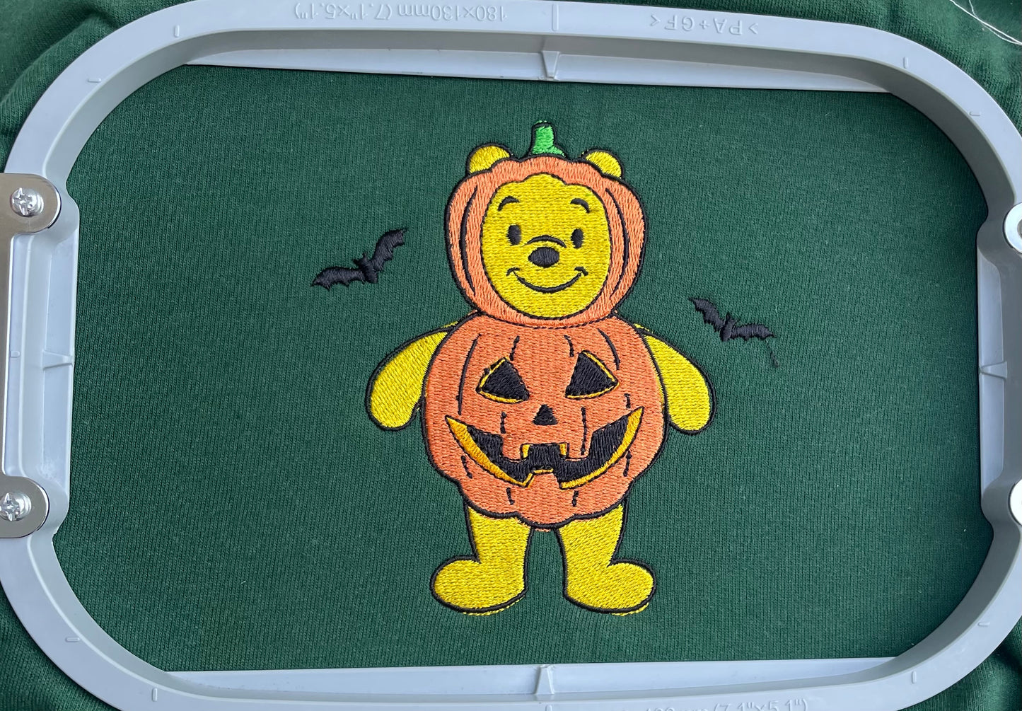 Winnie Pumpkin Embroidered Sweatshirt