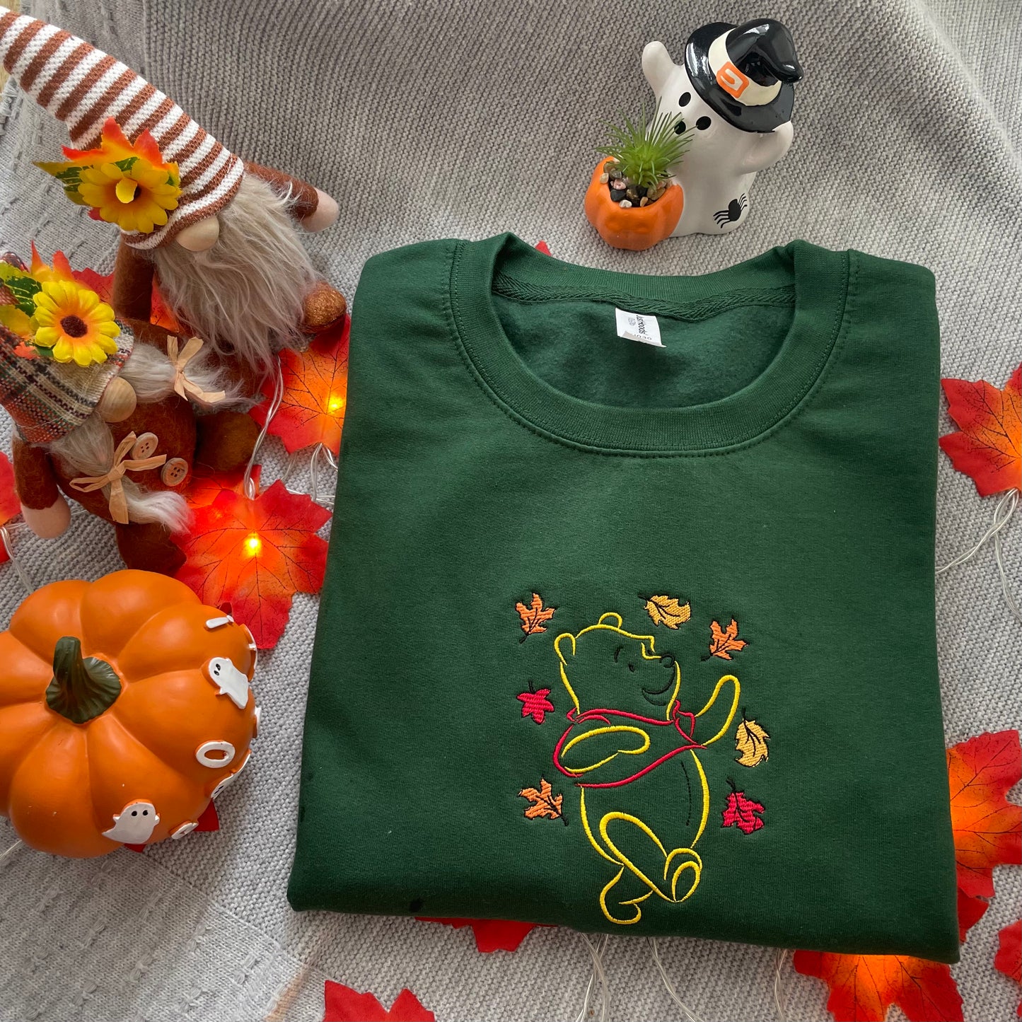 Winnie the Pooh Fall Embroidered Sweatshirt