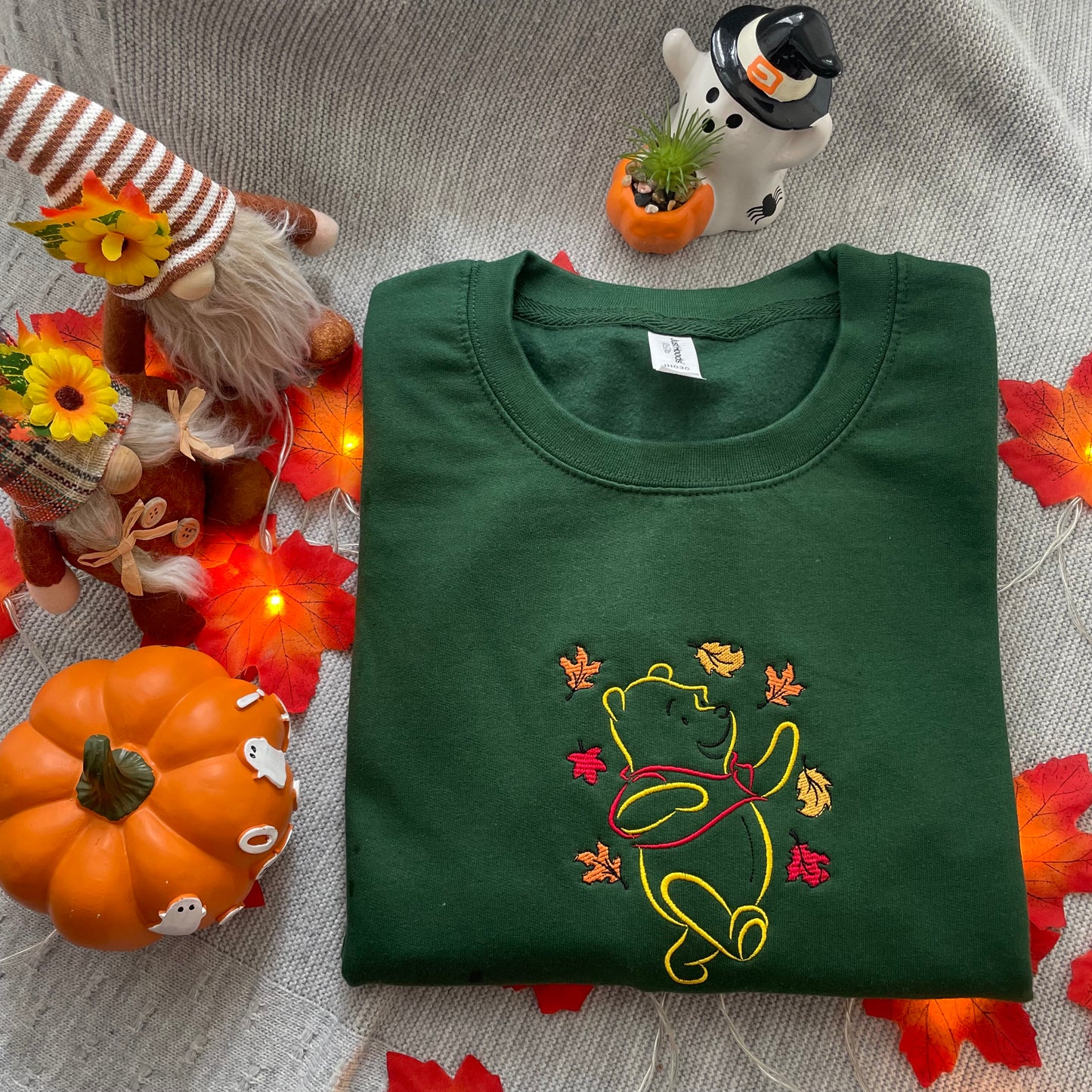 Winnie the Pooh Fall Embroidered Sweatshirt