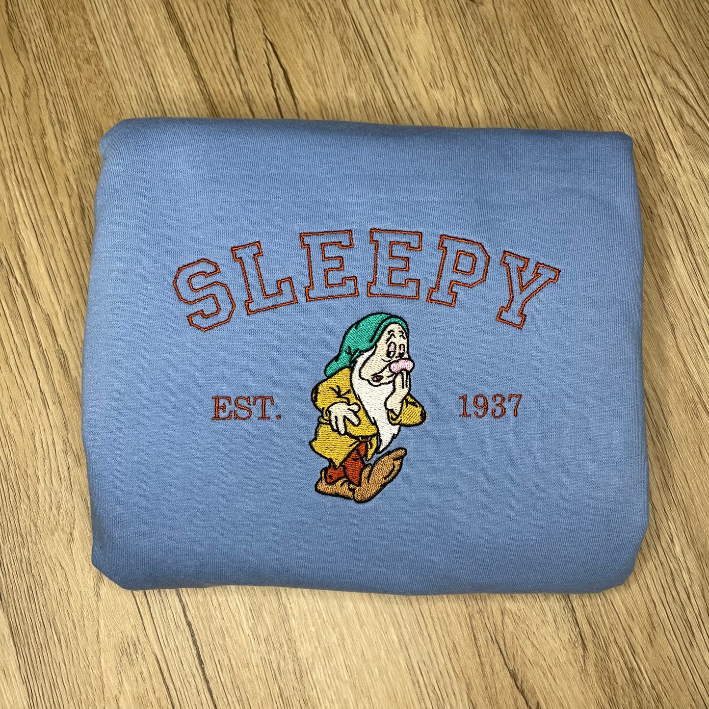 Sleepy Dwarf Embroidered Sweatshirt