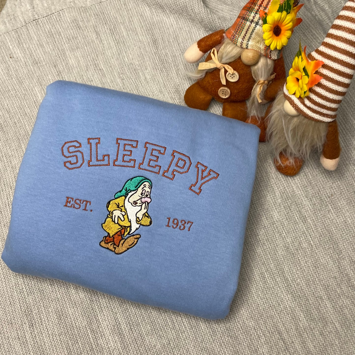 Sleepy Dwarf Embroidered Sweatshirt