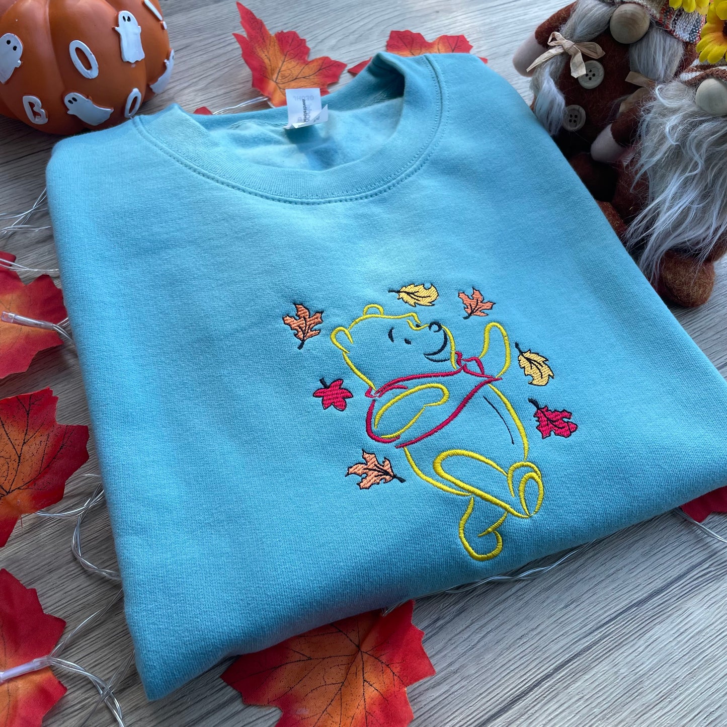 Winnie the Pooh Fall Embroidered Sweatshirt