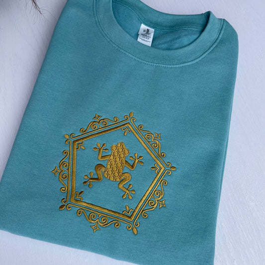 Chocolate Frog Embroidered Sweatshirt