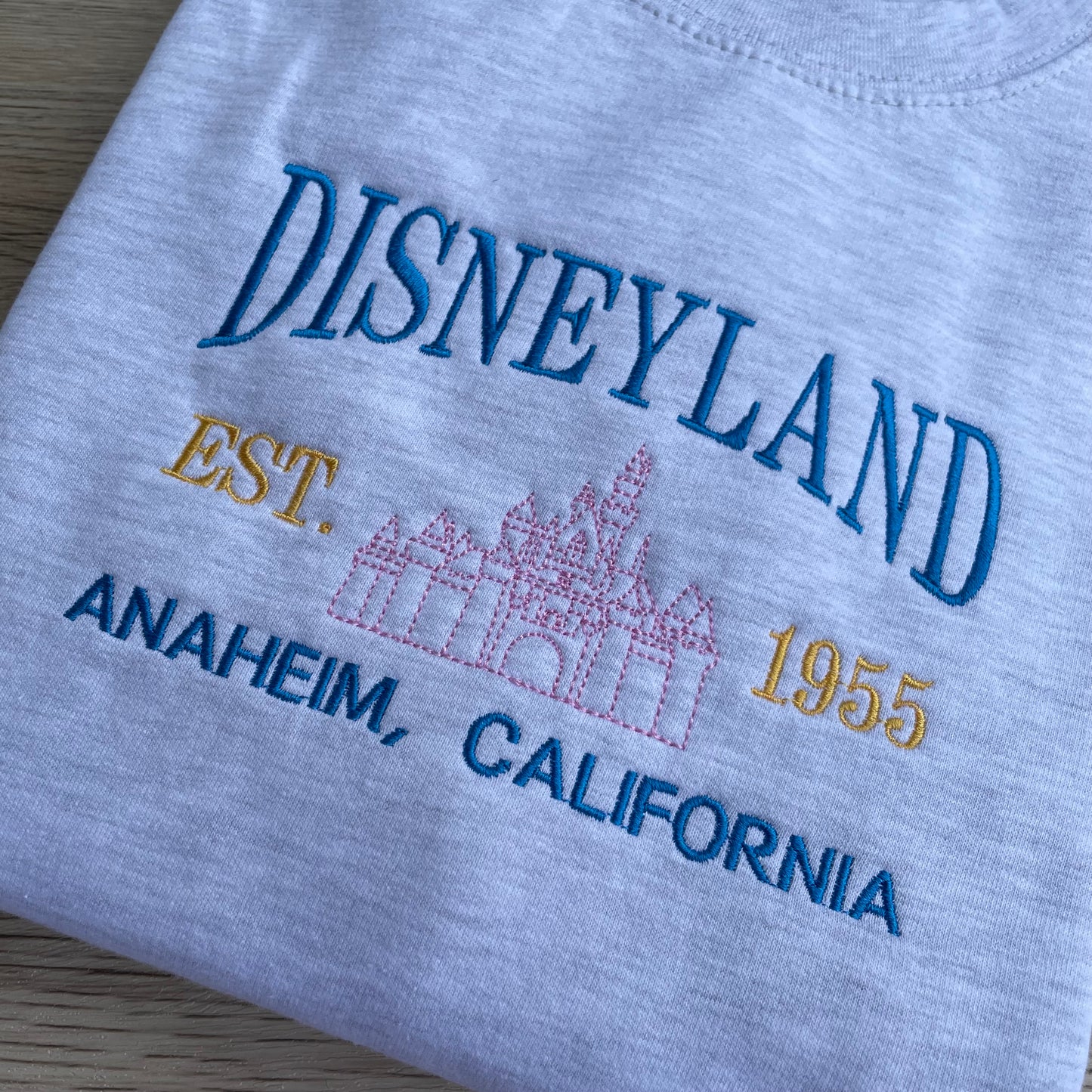 Disneyland California Embroidered Sweatshirt