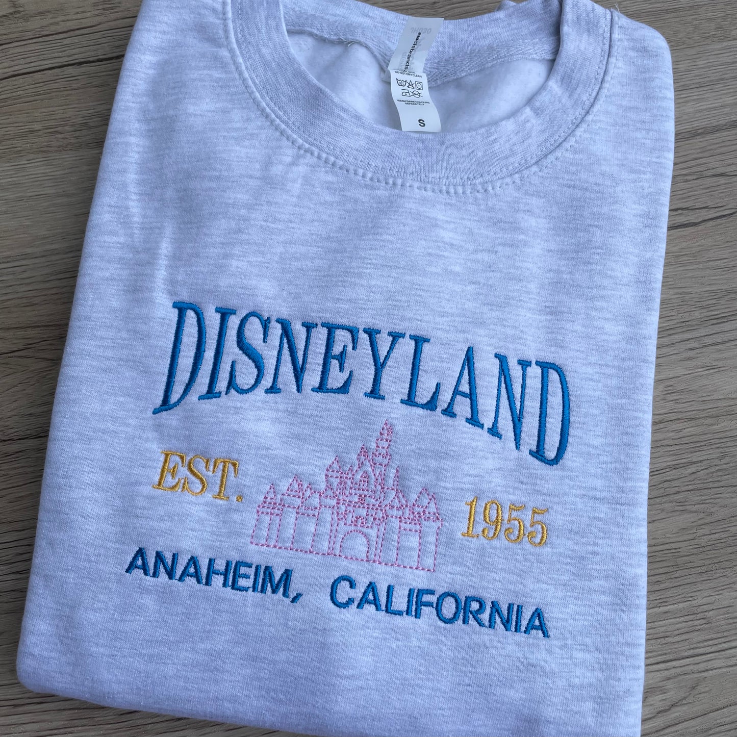 Disneyland California Embroidered Sweatshirt
