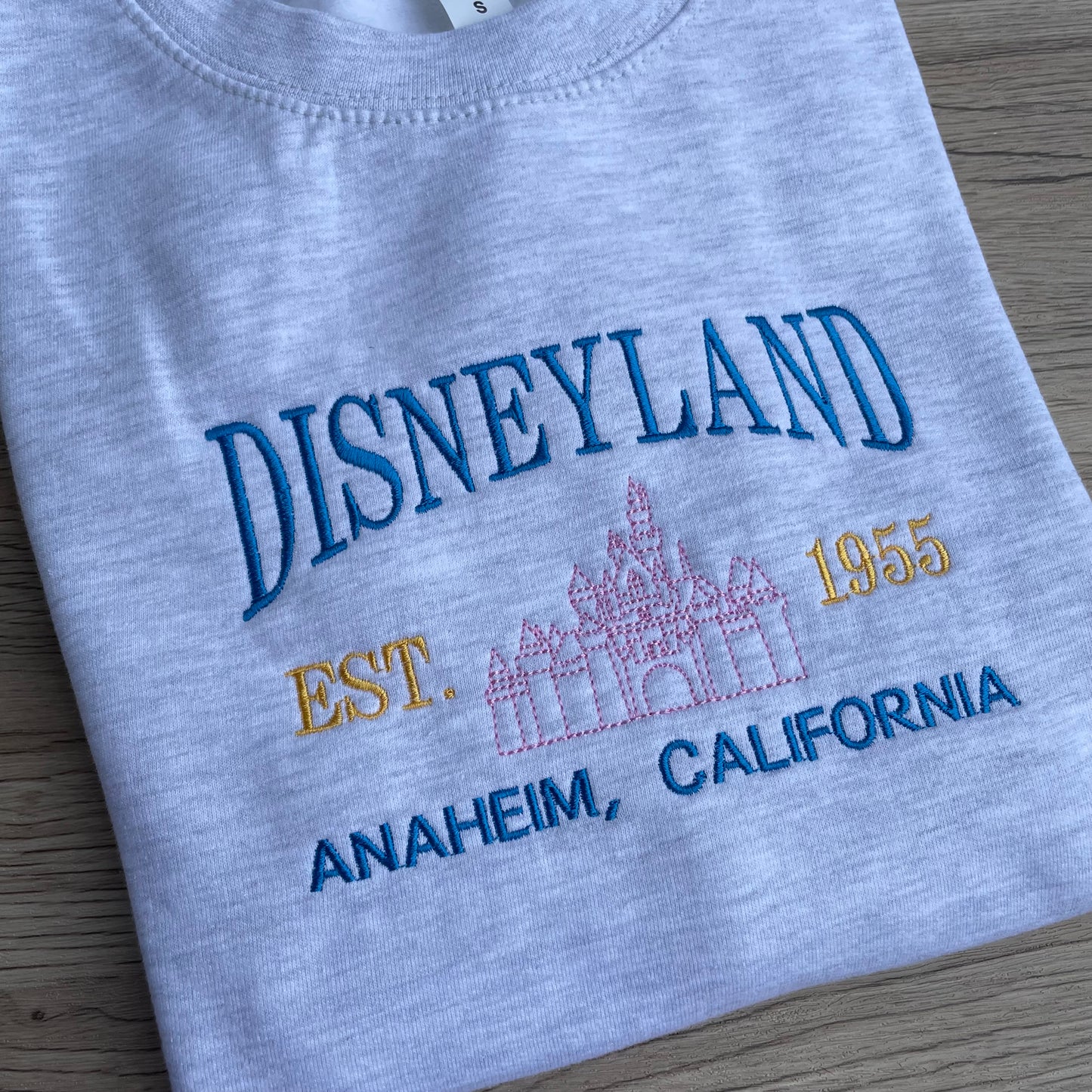 Disneyland California Embroidered Sweatshirt