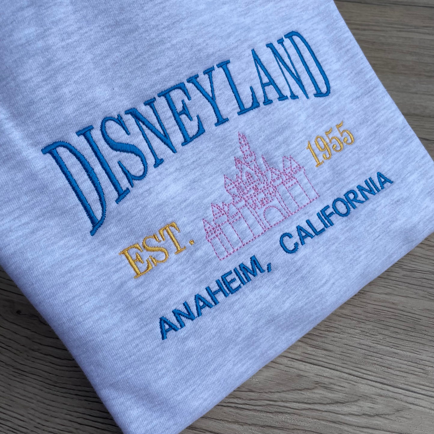 Disneyland California Embroidered Sweatshirt