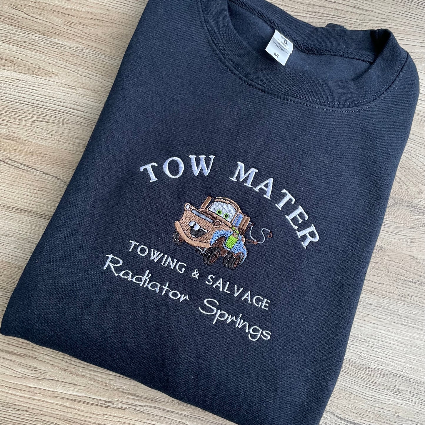 Tow Mater Radiator Spring Embroidered Sweatshirt