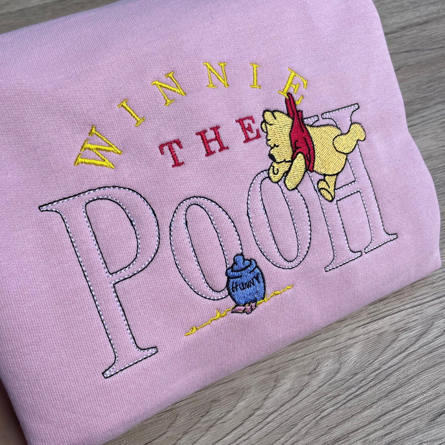 Winnie The Pooh Embroidered Sweatshirt