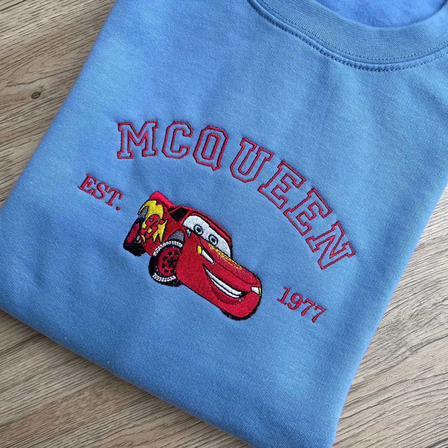 Lightning McQueen  Cars Embroidered Sweatshirt