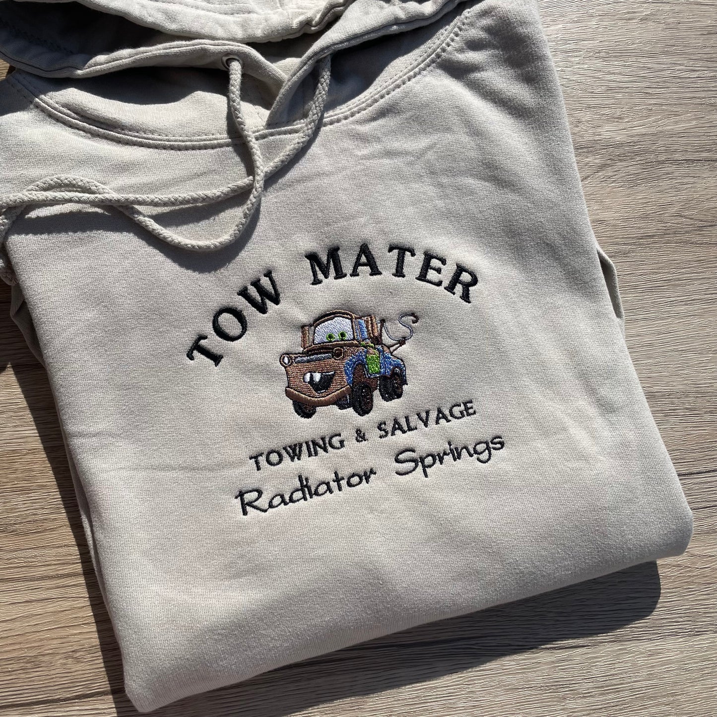 Tow Mater Radiator Spring Embroidered Sweatshirt