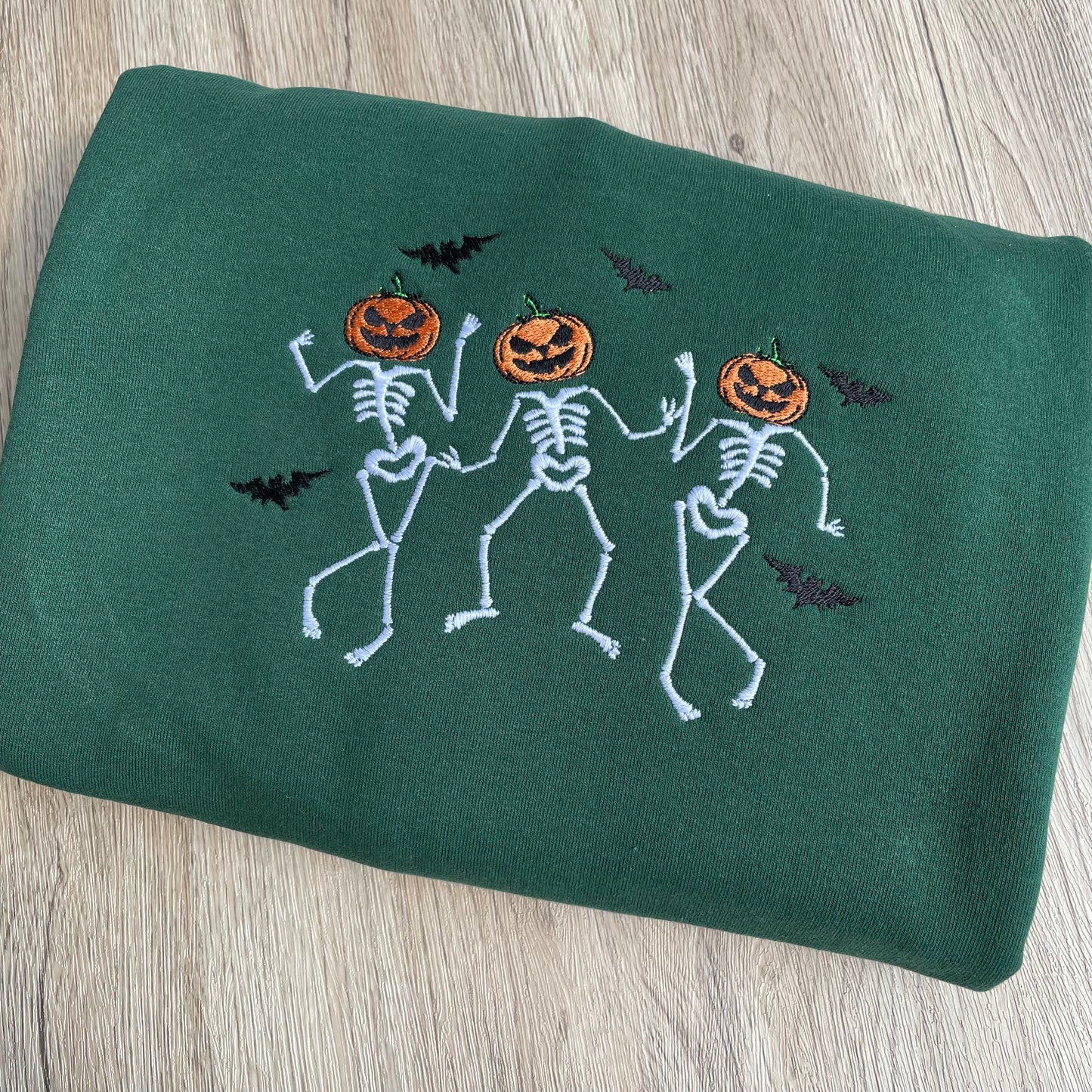 Dancing Skeletons Embroidered Sweatshirt