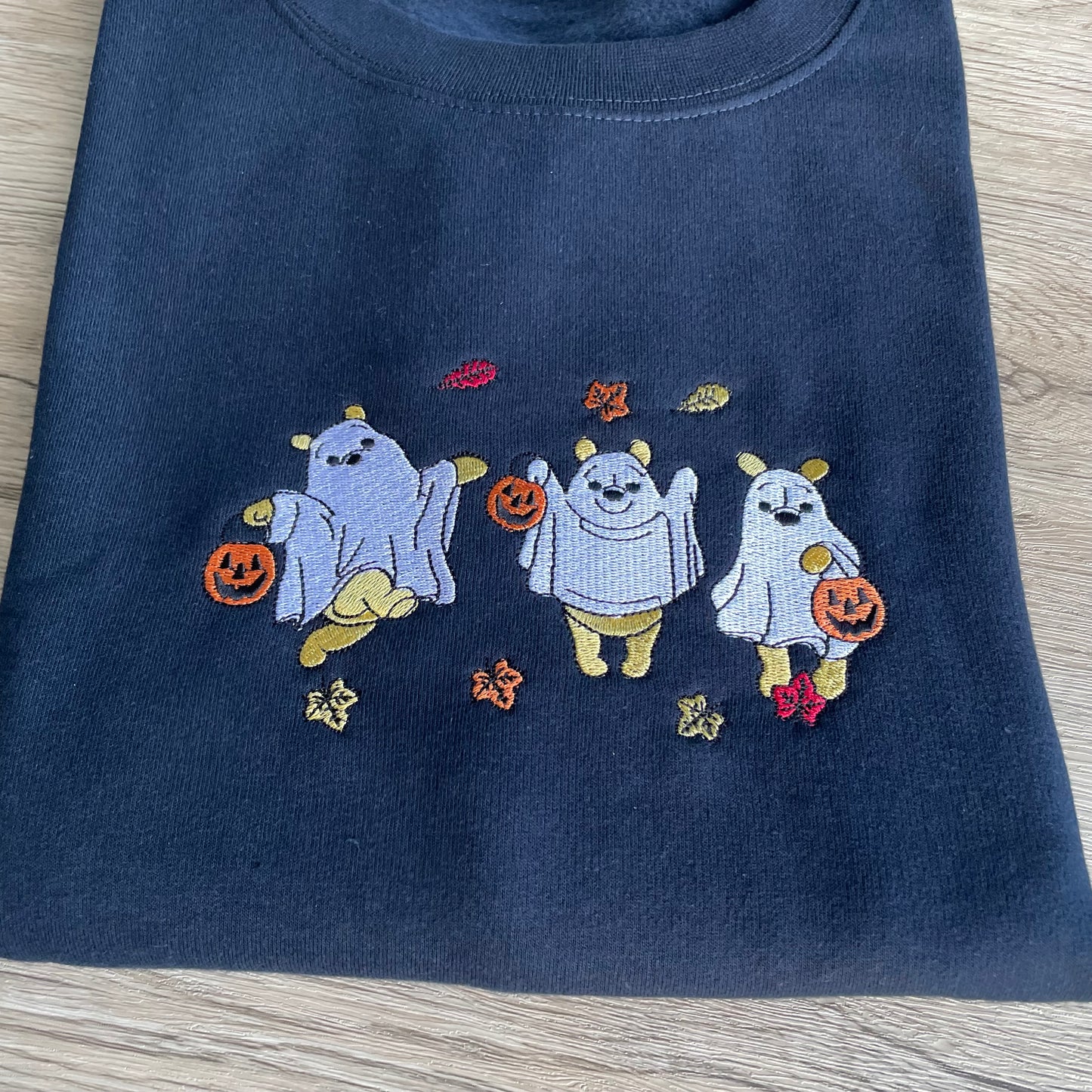 Winnie The Pooh Ghost Embroidered Sweatshirt
