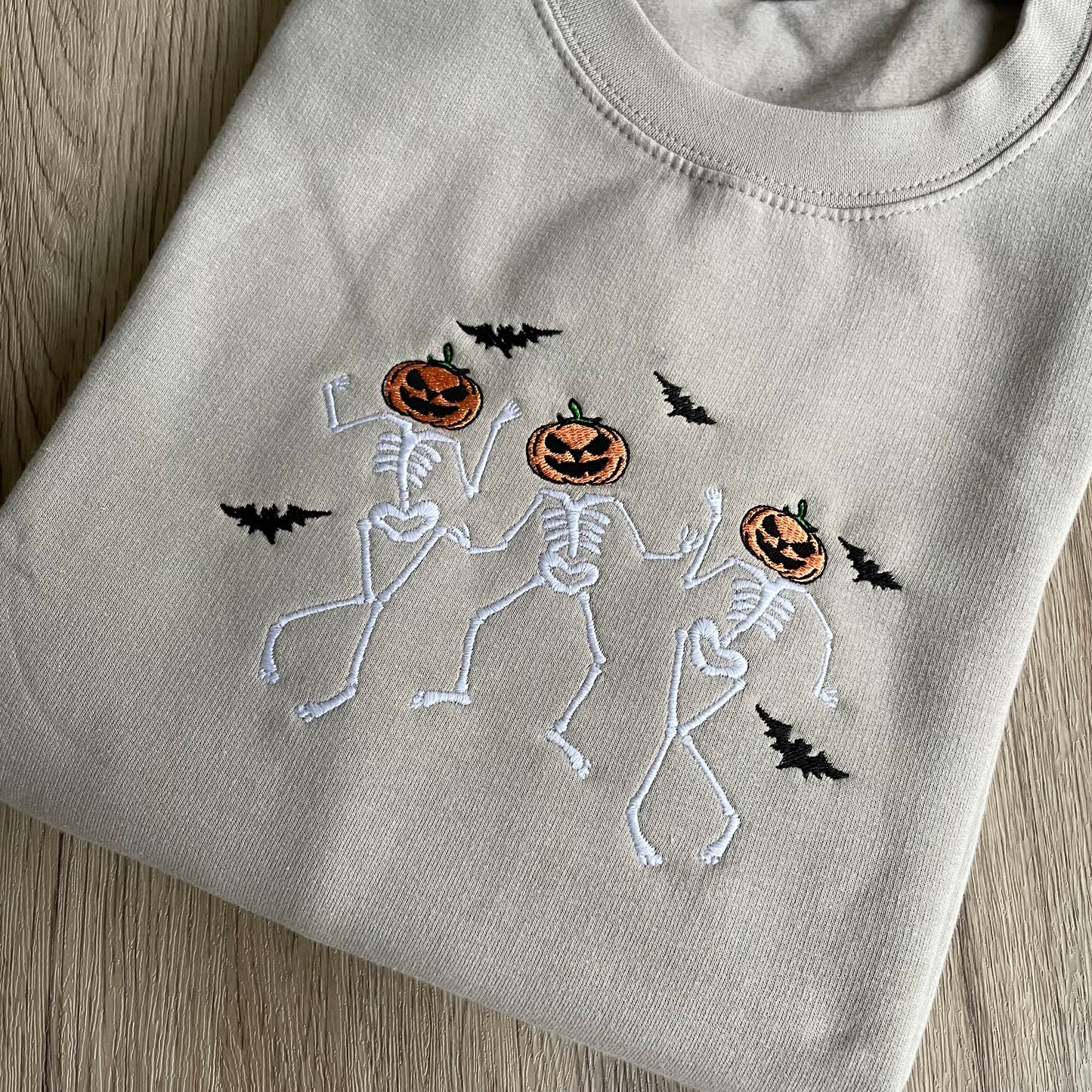Dancing Skeletons Embroidered Sweatshirt