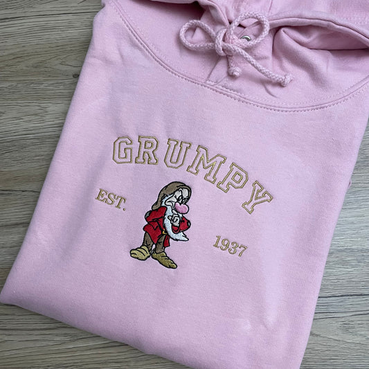 Grumpy Dwarf Embroidered Sweatshirt