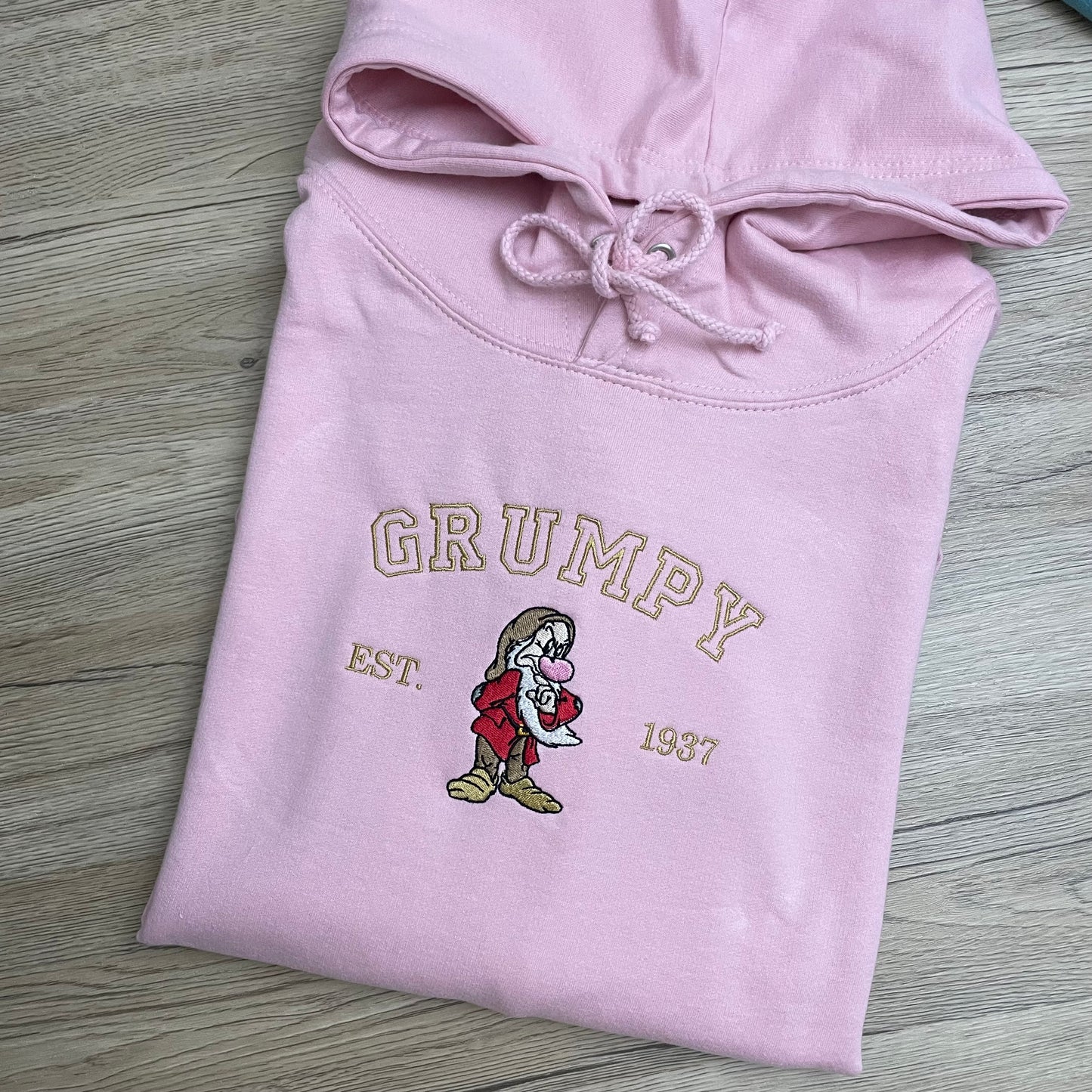 Grumpy Dwarf Embroidered Sweatshirt