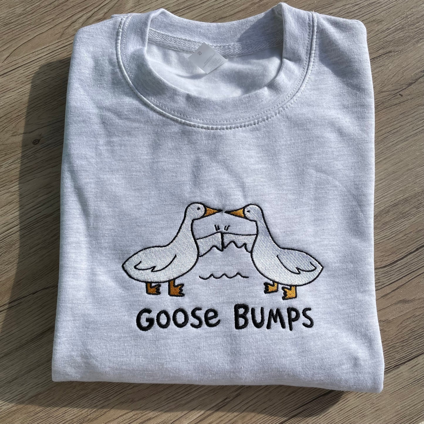 Goose Bump Embroidered Sweatshirt