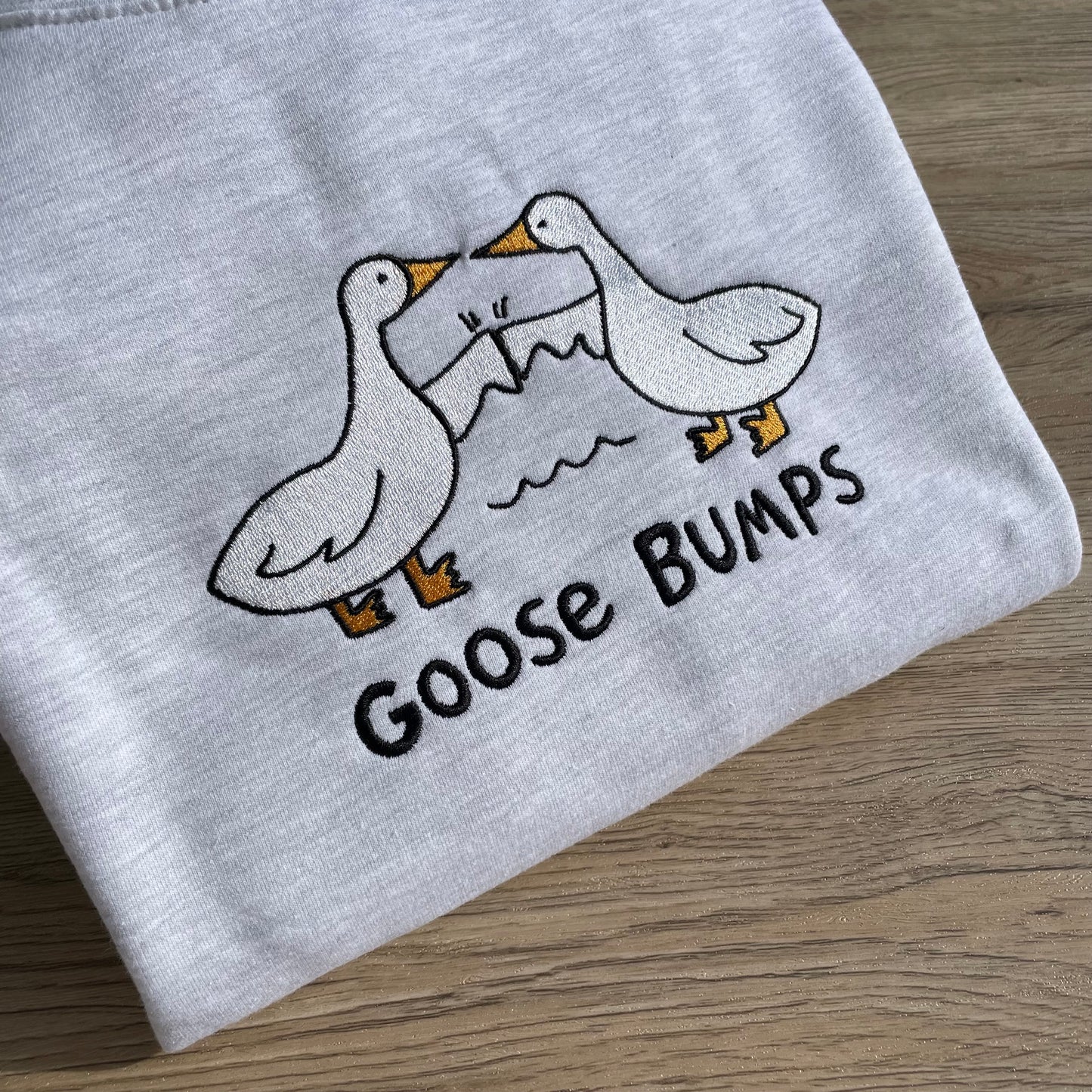Goose Bump Embroidered Sweatshirt