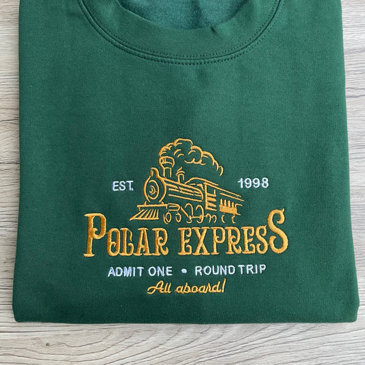 Polar Express Embroidered Sweatshirt