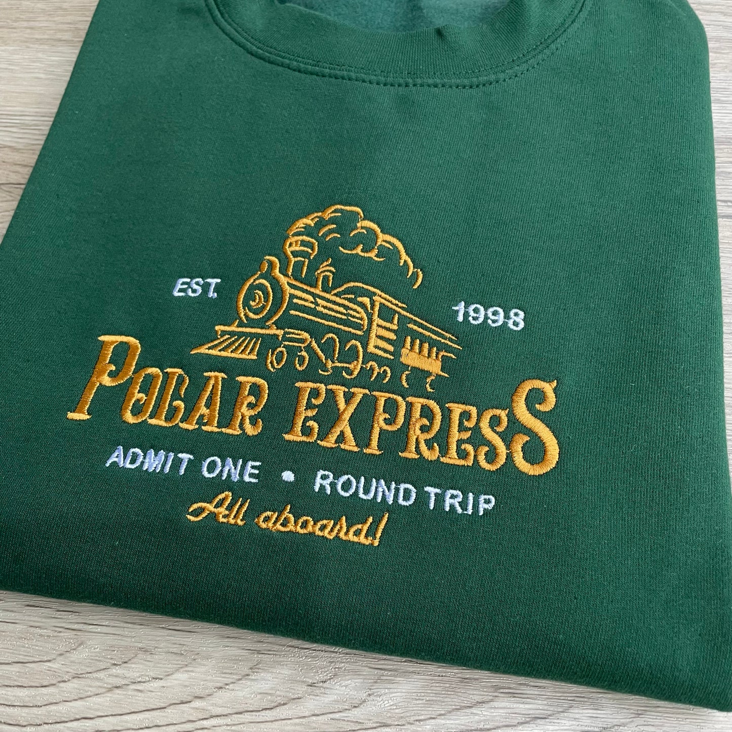 Polar Express Embroidered Sweatshirt
