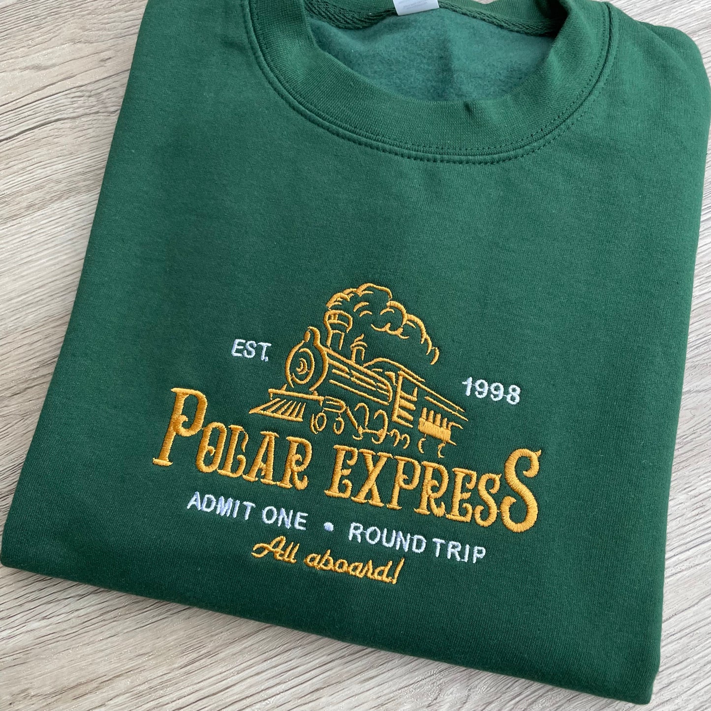 Polar Express Embroidered Sweatshirt