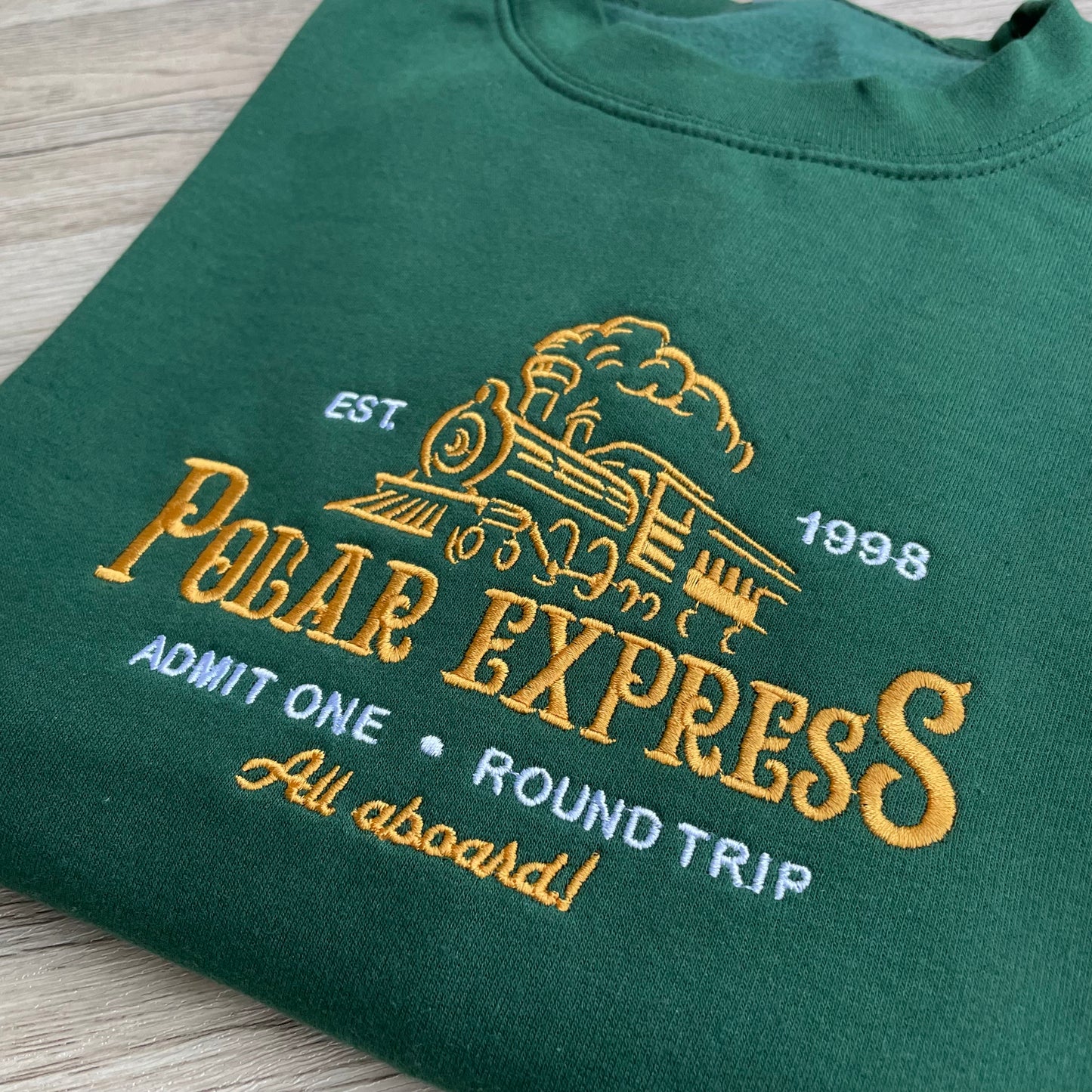 Polar Express Embroidered Sweatshirt