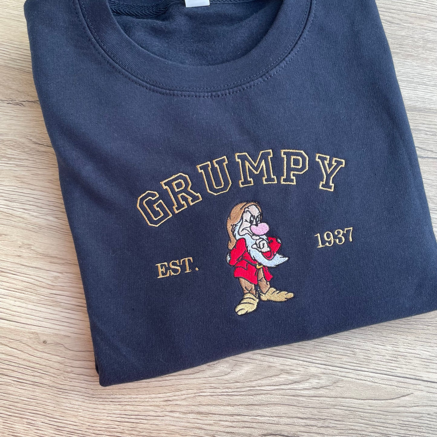 Grumpy Dwarf Embroidered Sweatshirt