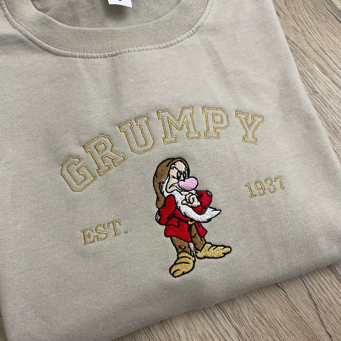 Grumpy Dwarf Embroidered Sweatshirt