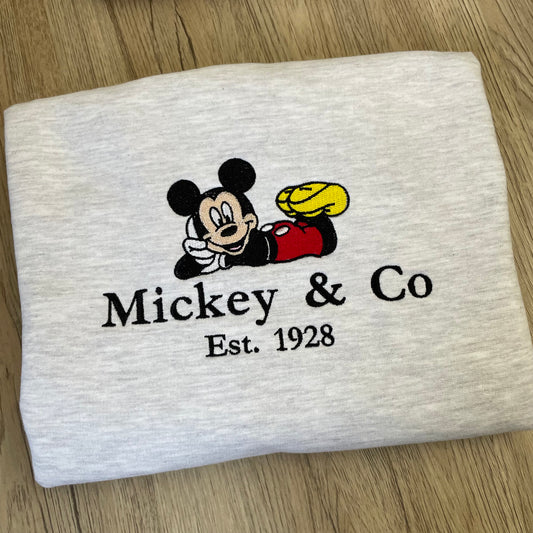 Mickey & Co Embroidered Sweatshirt