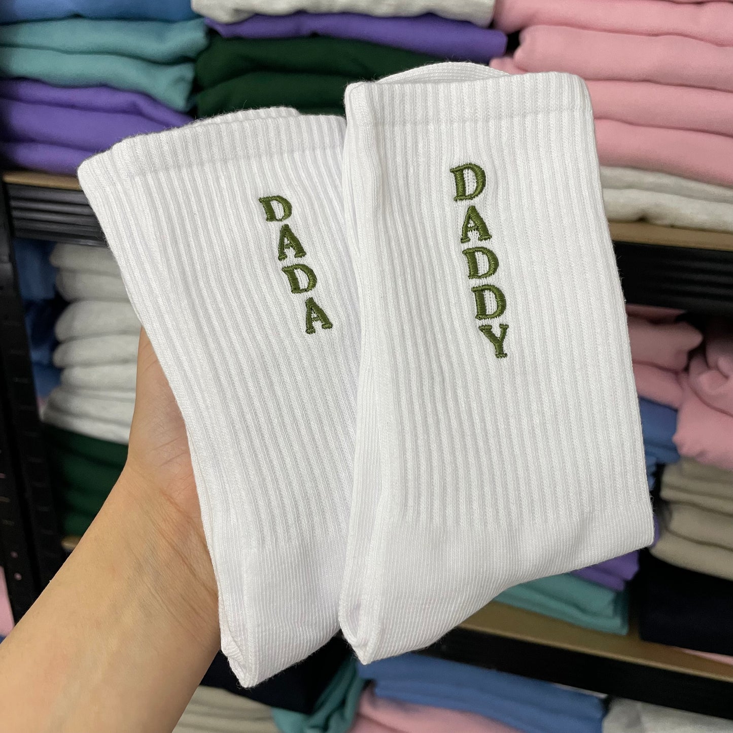 Personalised Daddy Socks - Mummy Socks