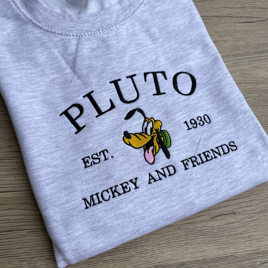 Pluto Embroidered Sweatshirt