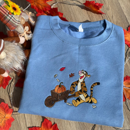Tigger Fall Embroidered Sweatshirt