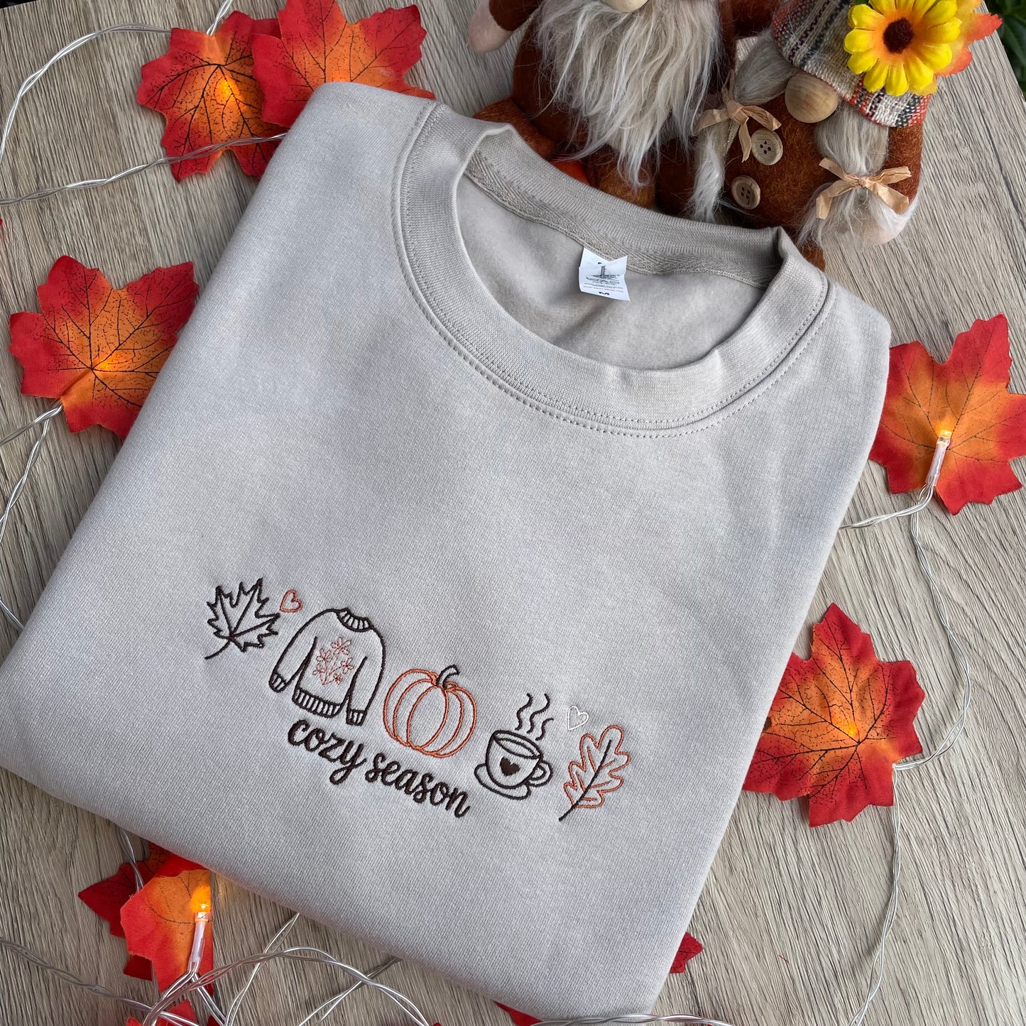 Cozy Season Embroidered Sweatshirt