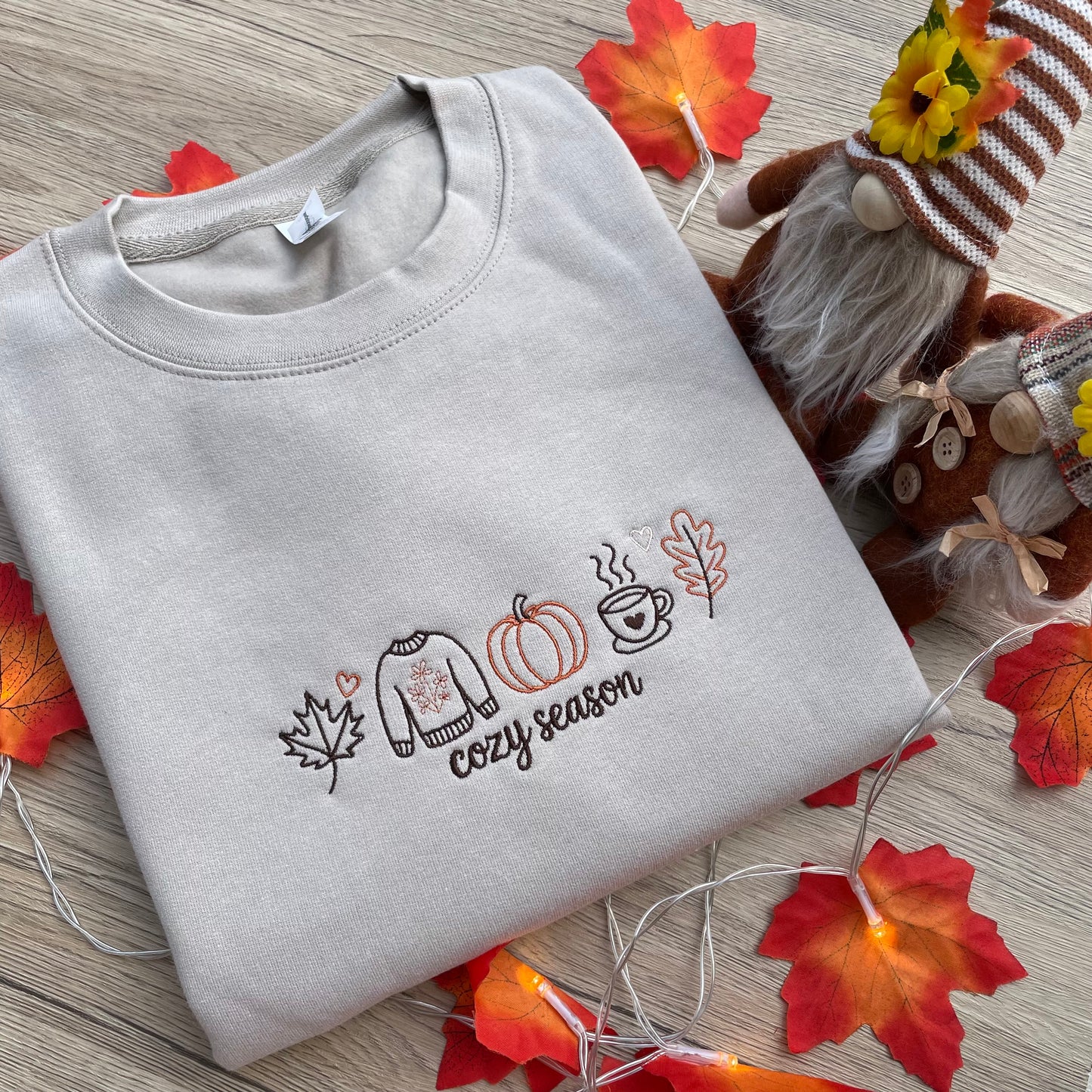 Cozy Season Embroidered Sweatshirt