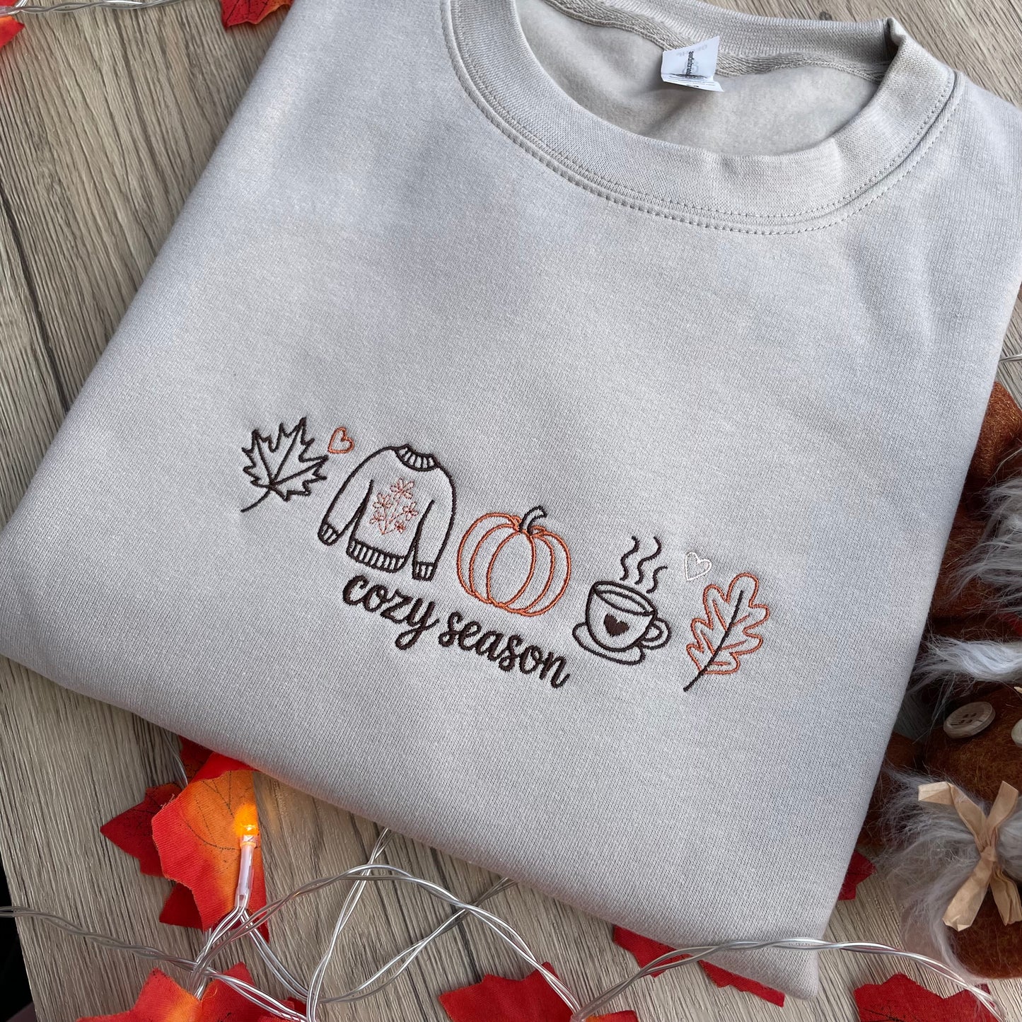 Cozy Season Embroidered Sweatshirt