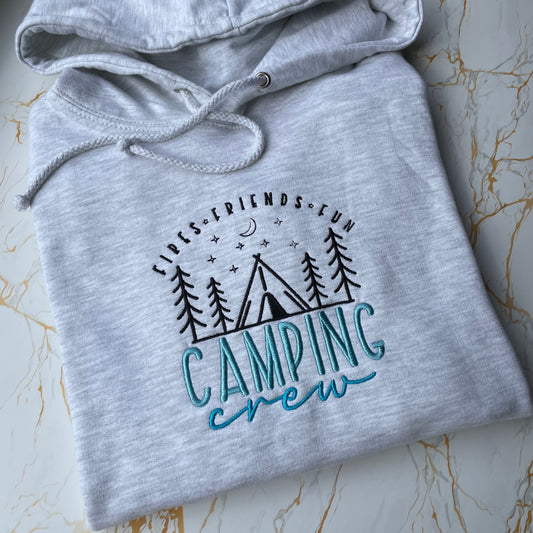 Camping Crew Embroidered Hoodie