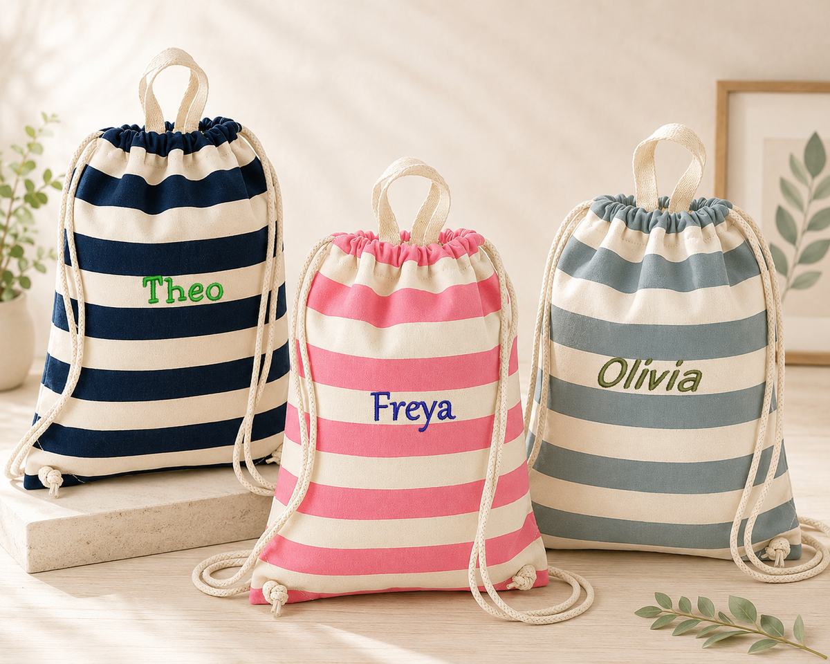 Personalized Name Drawstring Bag – Custom Backpack