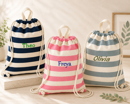 Personalized Name Drawstring Bag – Custom Backpack