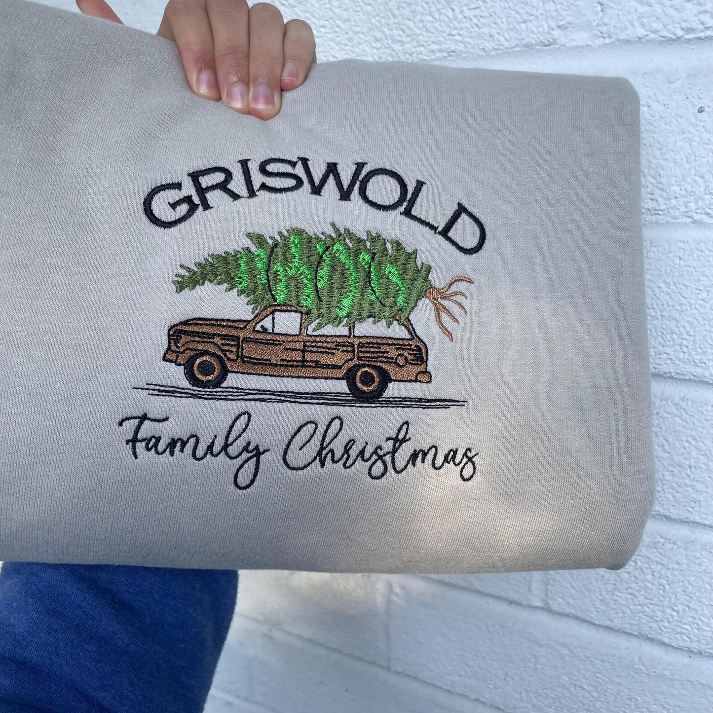 Griswold Family Christmas Embroidered Sweatshirt
