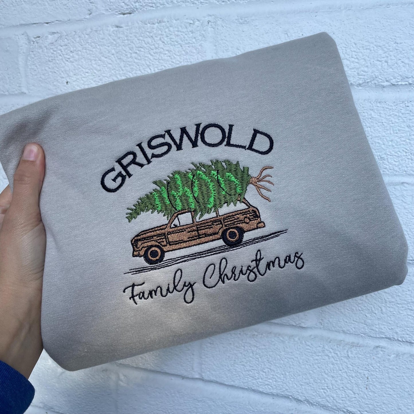 Griswold Family Christmas Embroidered Sweatshirt