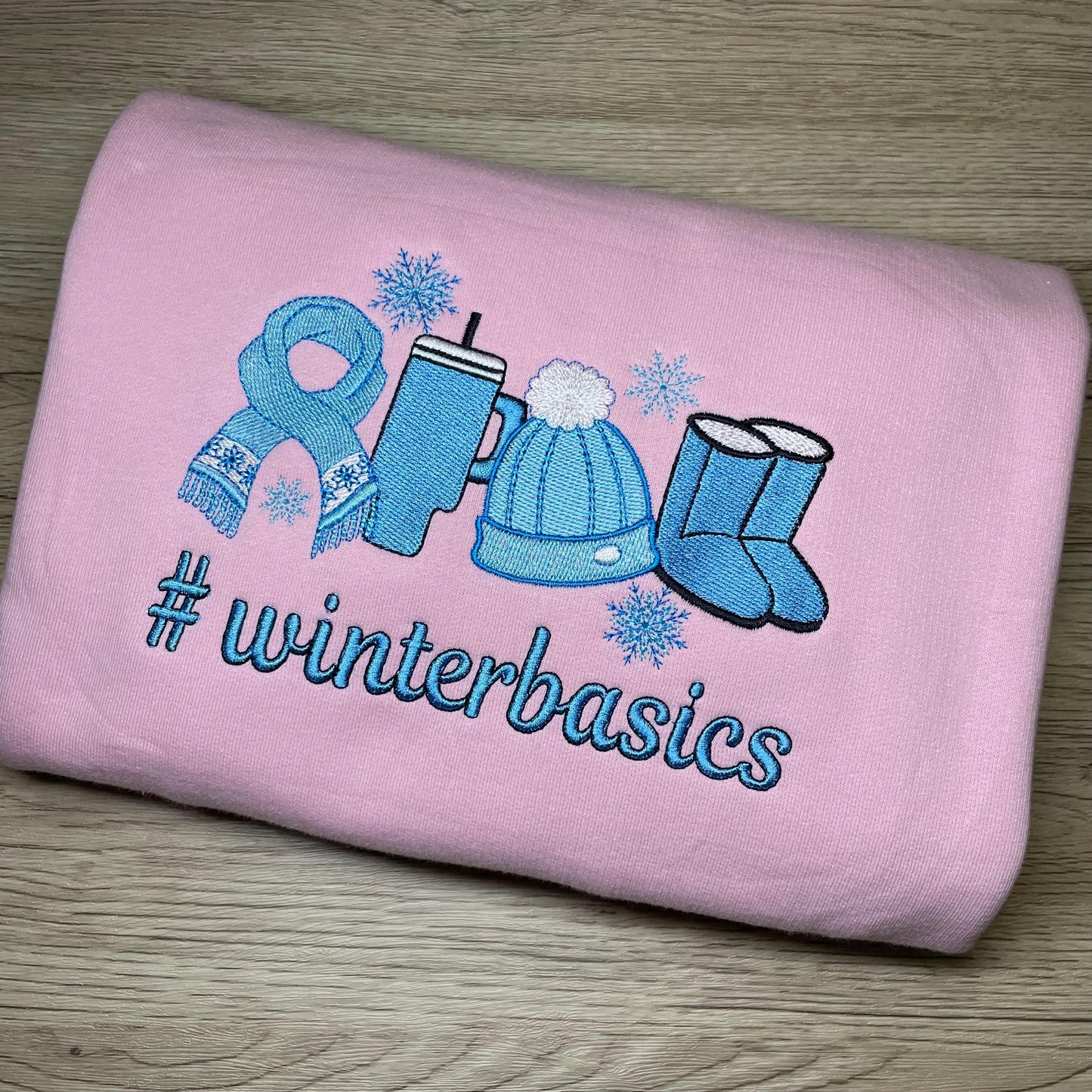 Winter Basics Embroidered Sweatshirt