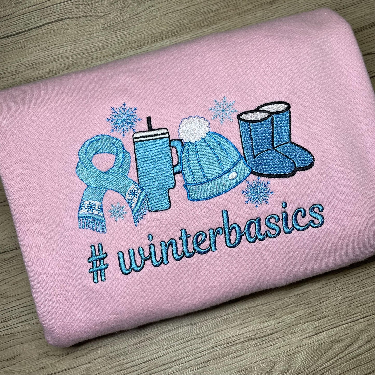 Winter Basics Embroidered Sweatshirt