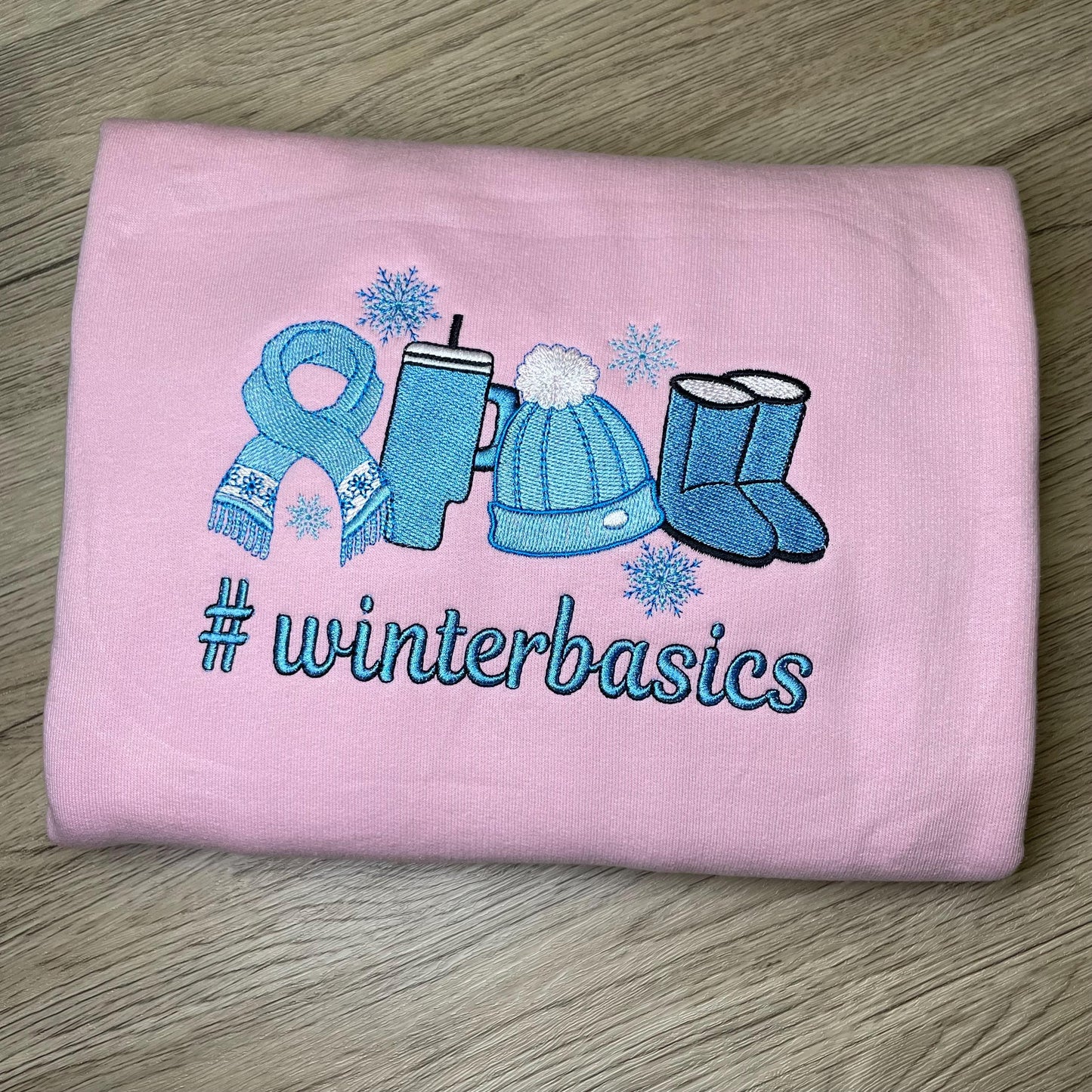 Winter Basics Embroidered Sweatshirt