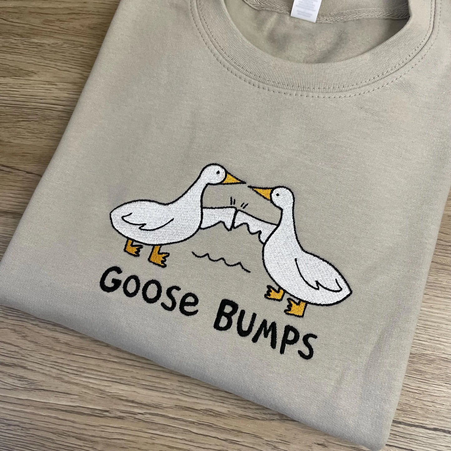 Goose Bump Embroidered Sweatshirt
